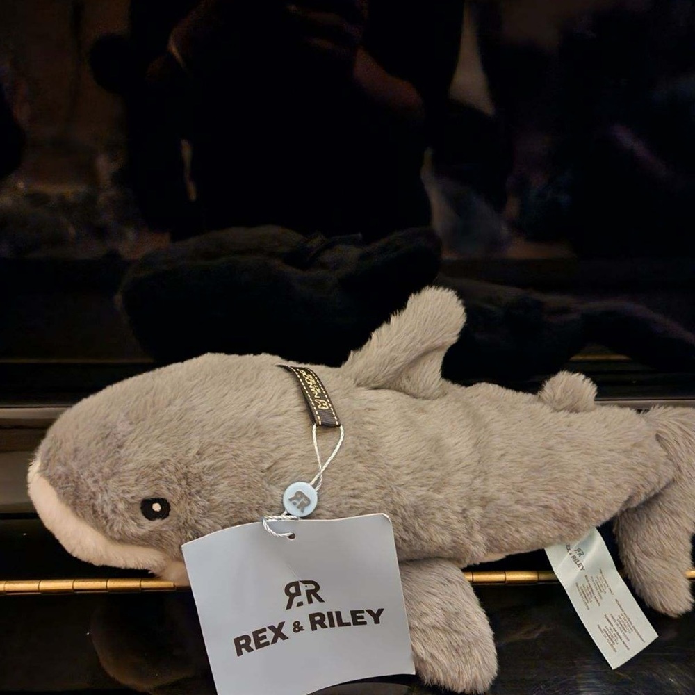 Brand New Nandog pet gear stuffed shark that squeaks.